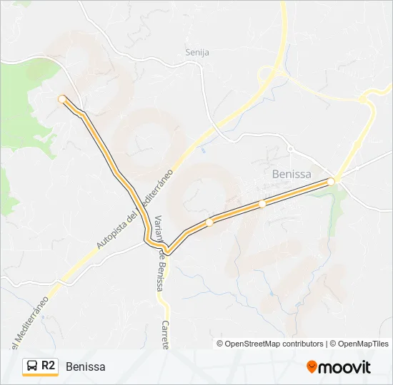 R2  Line Map