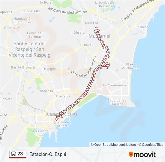 23- Bus Line Map