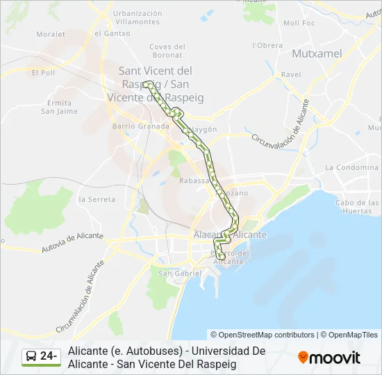 24- Bus Line Map