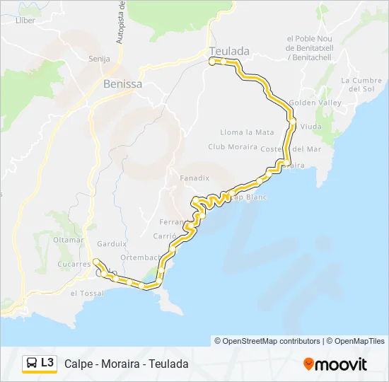 L3 Bus Line Map
