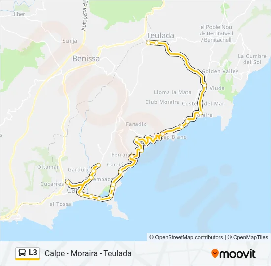 L3 Bus Line Map