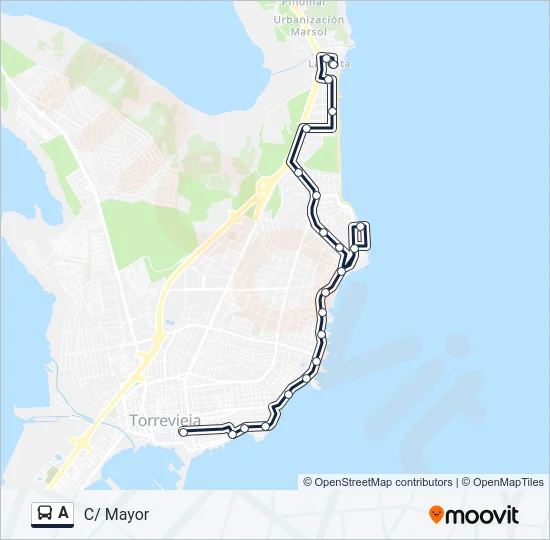 A Bus Line Map