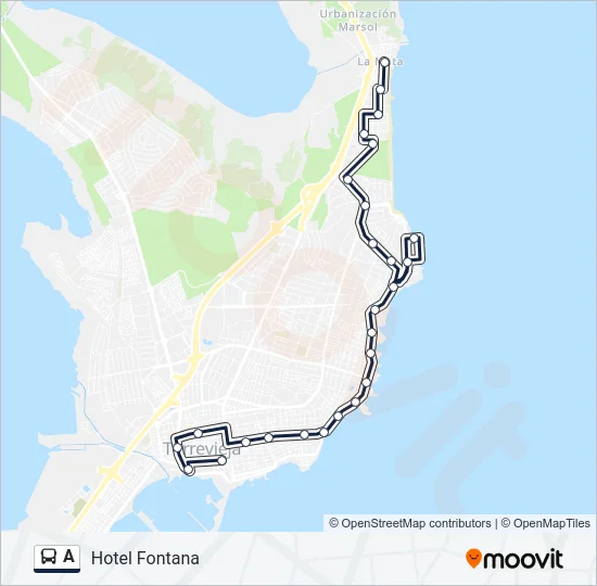 A Bus Line Map