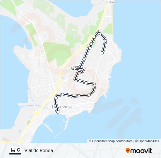 C Bus Line Map