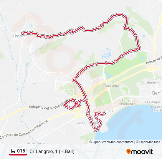 015 Bus Line Map