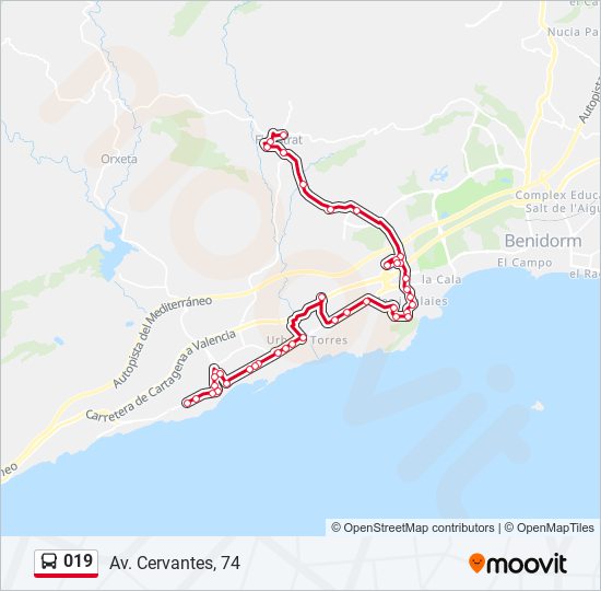 019 Route Schedules, Stops & Maps Av. Cervantes, 74 (Updated)