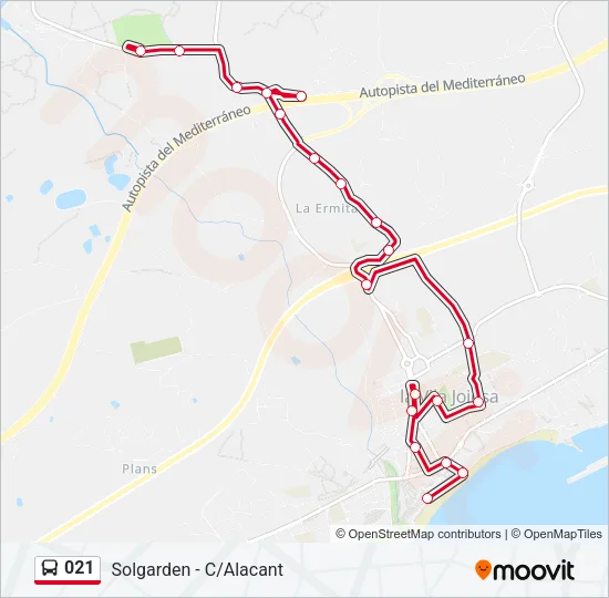 021 Bus Line Map