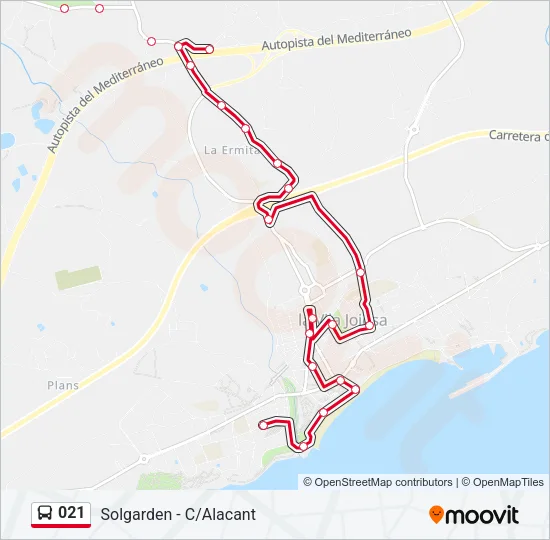 021 Bus Line Map
