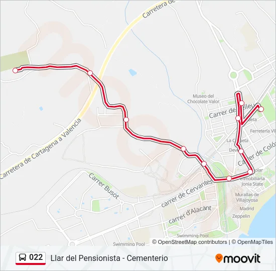 022 Bus Line Map