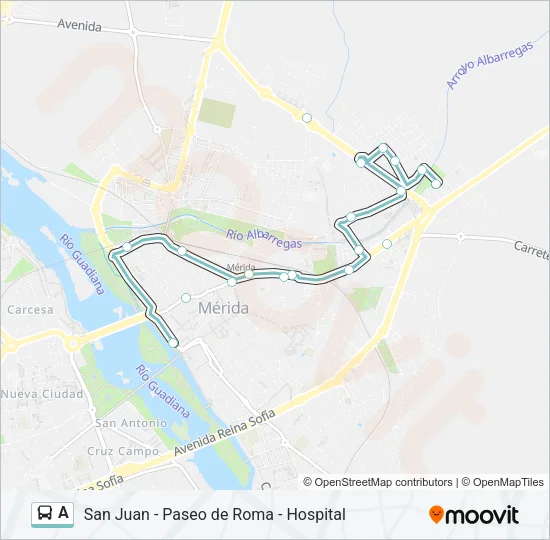 A Bus Line Map