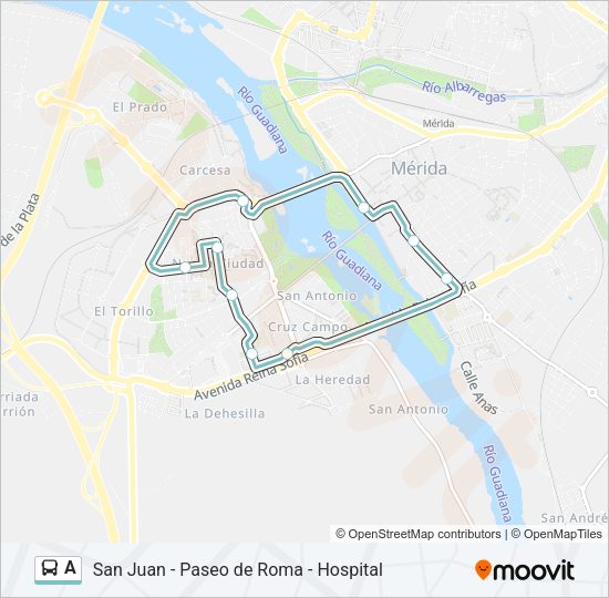 A Bus Line Map