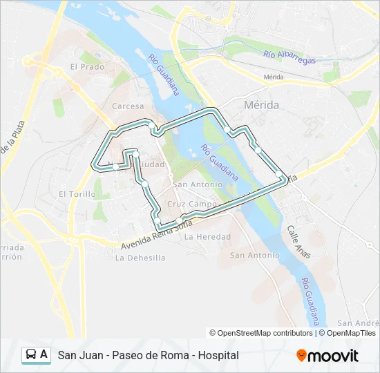 A Bus Line Map