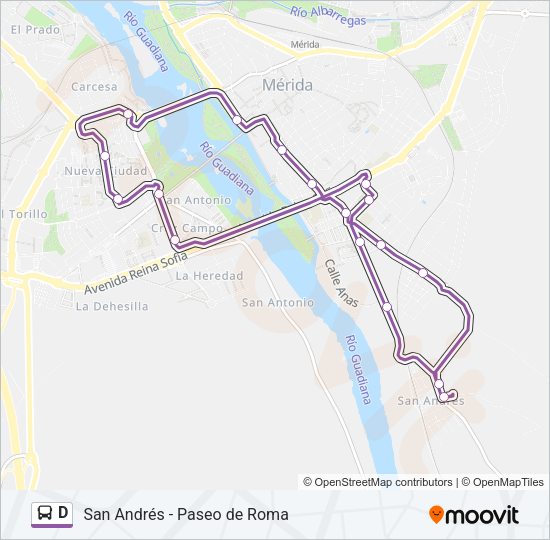 D Bus Line Map