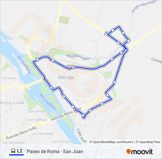 L2 bus Line Map