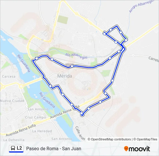 L2 Bus Line Map