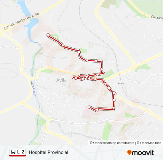 L-2 Bus Line Map