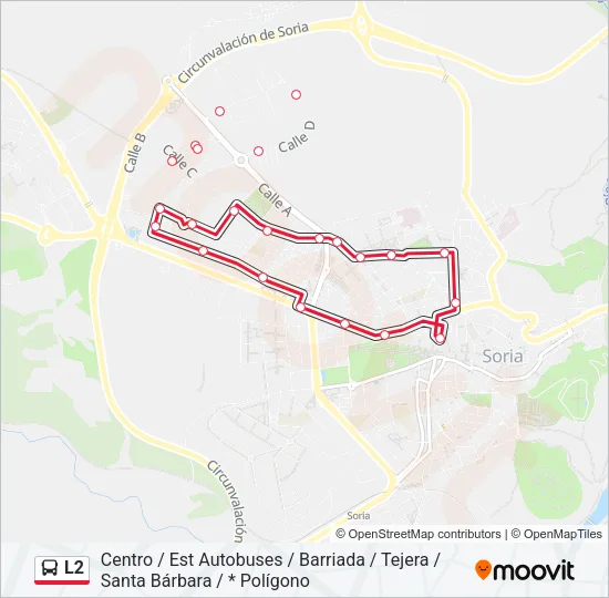 L2 Bus Line Map