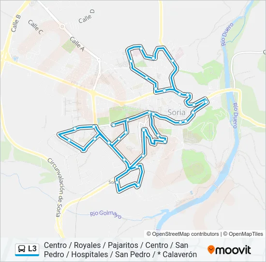 L3 Bus Line Map