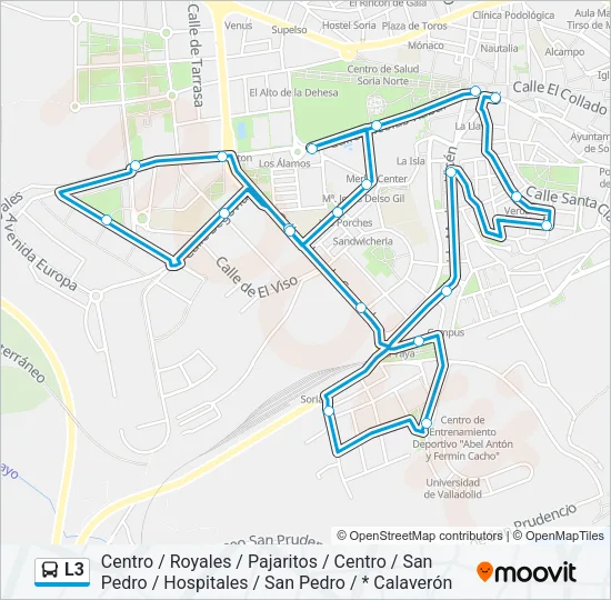 L3 Bus Line Map