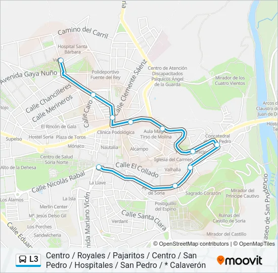 L3 Bus Line Map