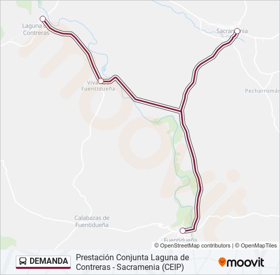 DEMANDA bus Mapa de línia