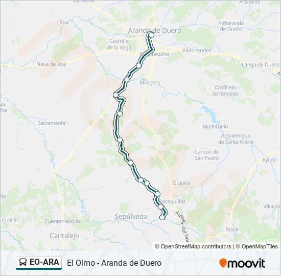 EO-ARA bus Line Map