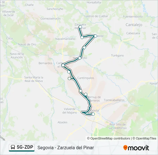 SG-ZDP Bus Line Map