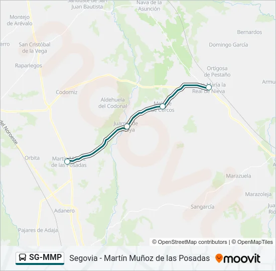 SG-MMP Bus Line Map