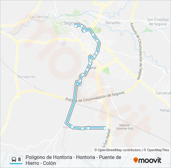 Mapa de 8 de 
