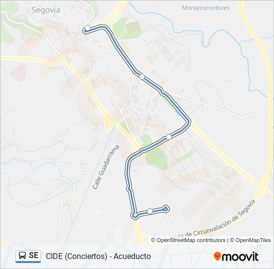 SE  Line Map