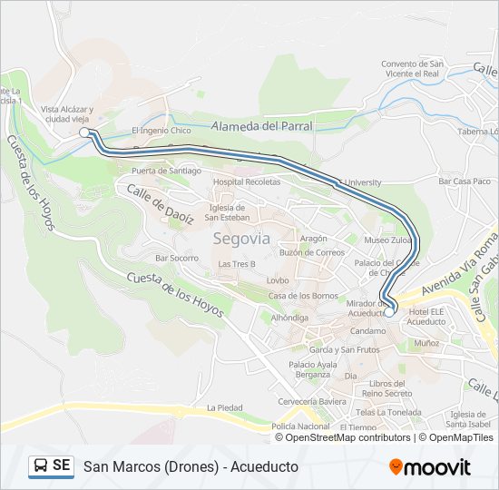 SE bus Line Map