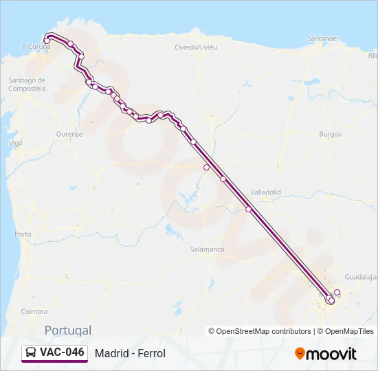 VAC-046 Bus Line Map