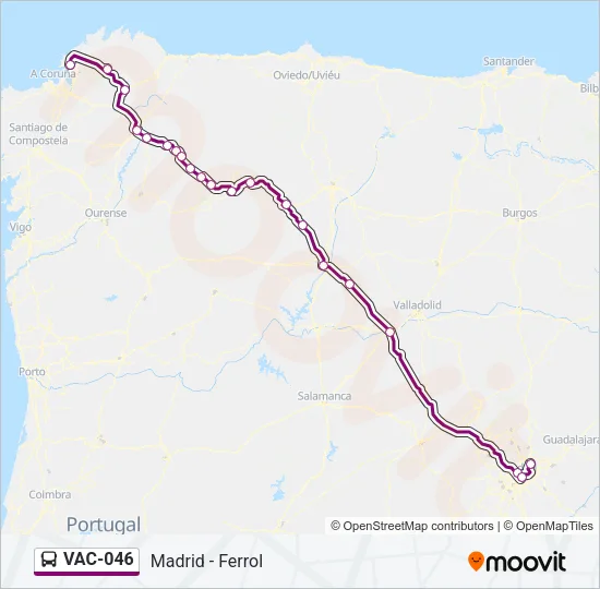 VAC-046 Bus Line Map