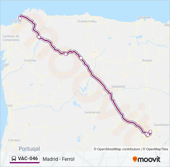 VAC-046 Bus Line Map