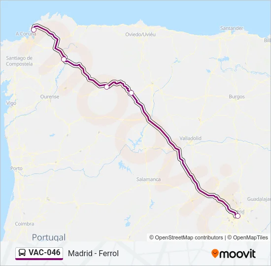 VAC-046 Bus Line Map