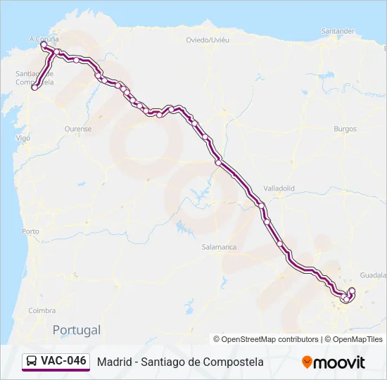 VAC-046 Bus Line Map