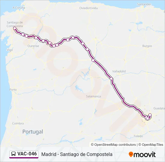 VAC-046 Bus Line Map
