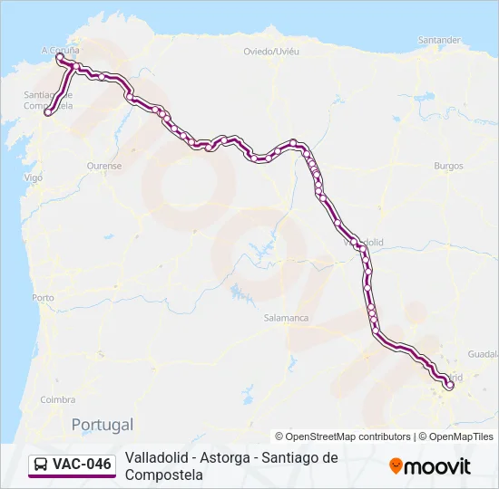 VAC-046 Bus Line Map