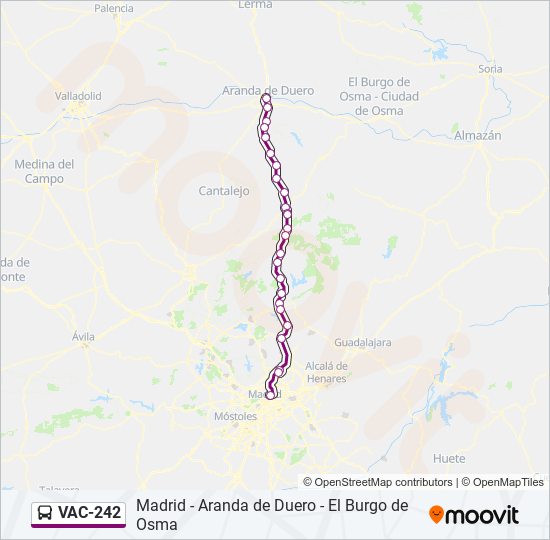 Mapa de VAC-242 de 