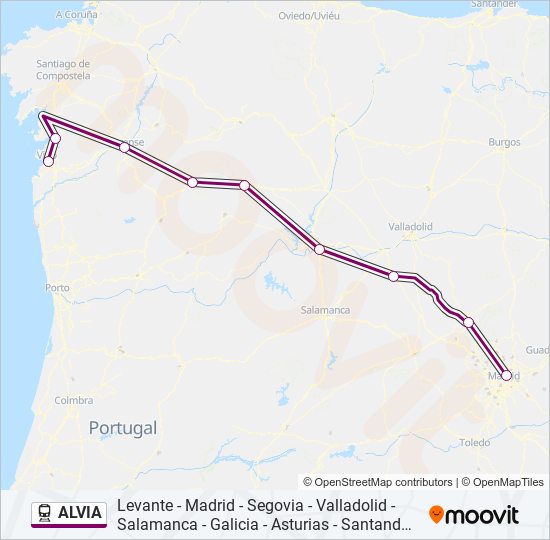 Galiza: Mapa da Renfe coloca cidade de Vigo… em Portugal! - Rádio