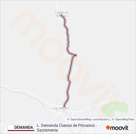 Mapa de DEMANDA de autobús