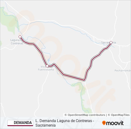 DEMANDA bus Mapa de línia