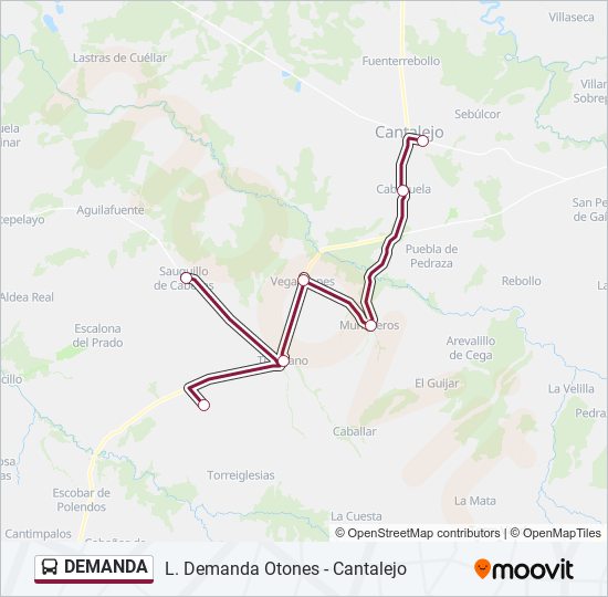 DEMANDA bus Mapa de línia