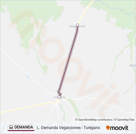 Mapa de DEMANDA de autobús