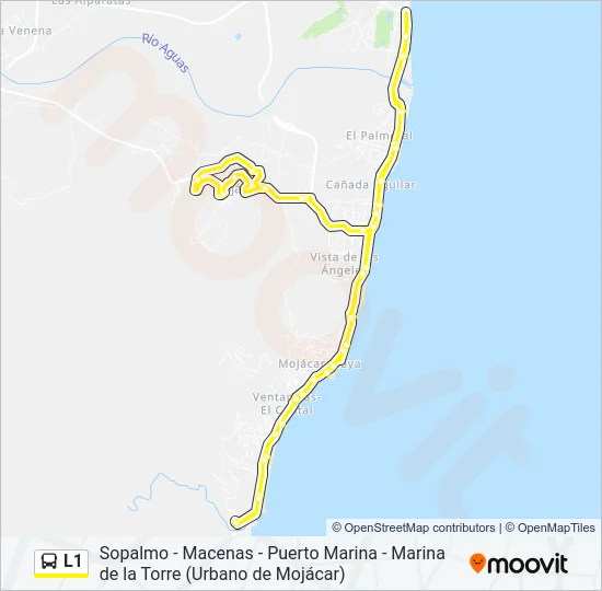 L1 Bus Line Map