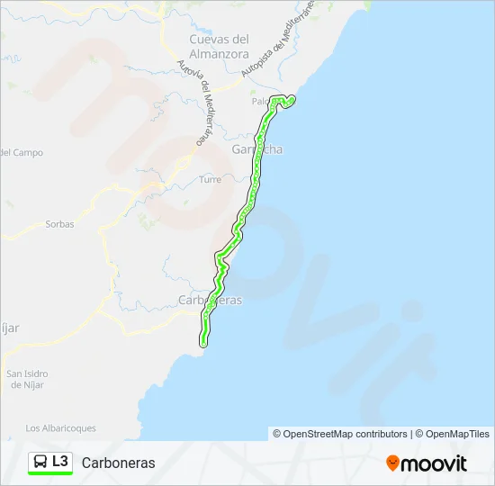 L3 Bus Line Map