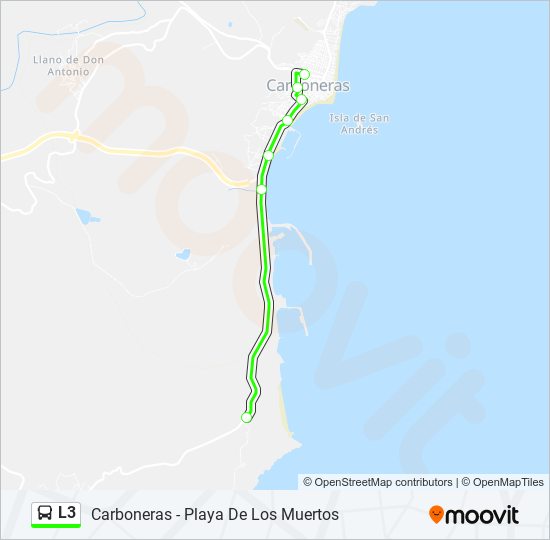 L3 bus Line Map