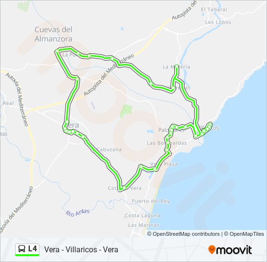 L4 bus Line Map