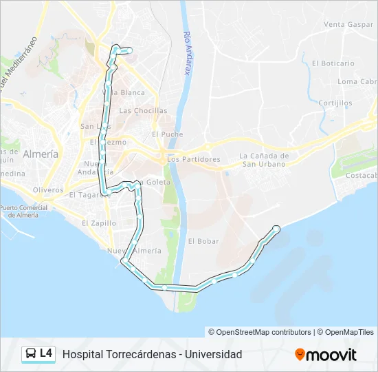 L4 Bus Line Map