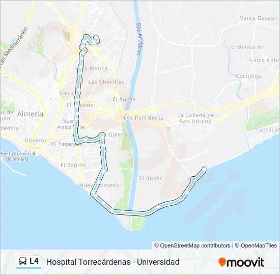 L4 Bus Line Map